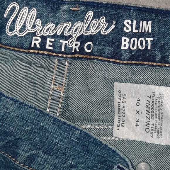 Wrangler boot cut jeans, worn only 1 time… - Picture 2 of 5